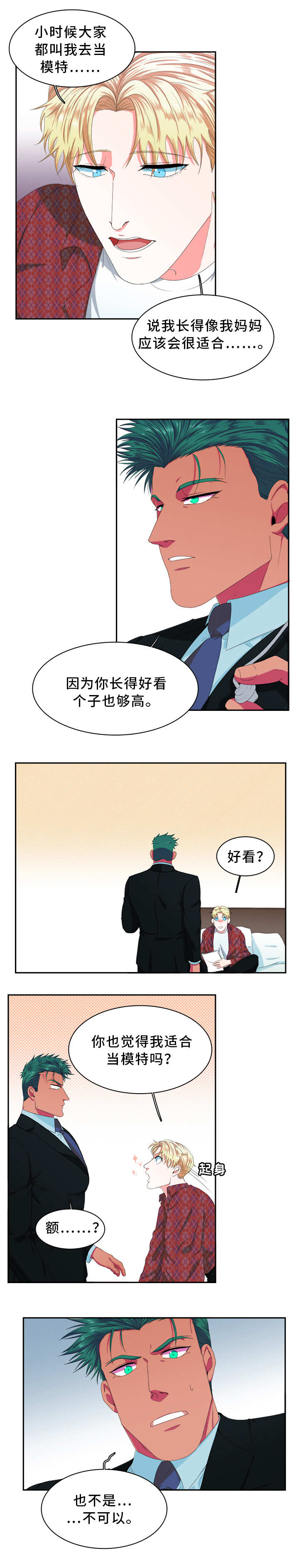 《贴身防护》漫画最新章节第1章：模特免费下拉式在线观看章节第【2】张图片