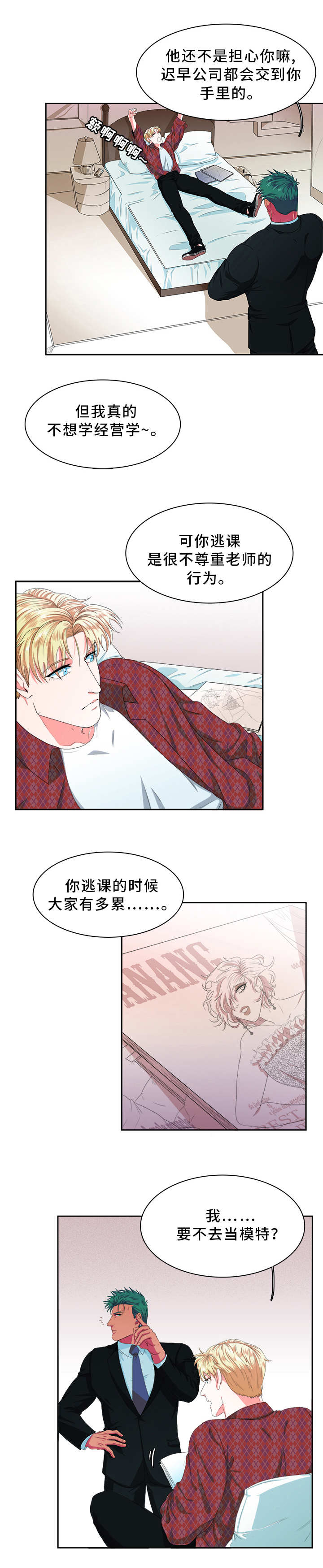 《贴身防护》漫画最新章节第1章：模特免费下拉式在线观看章节第【3】张图片