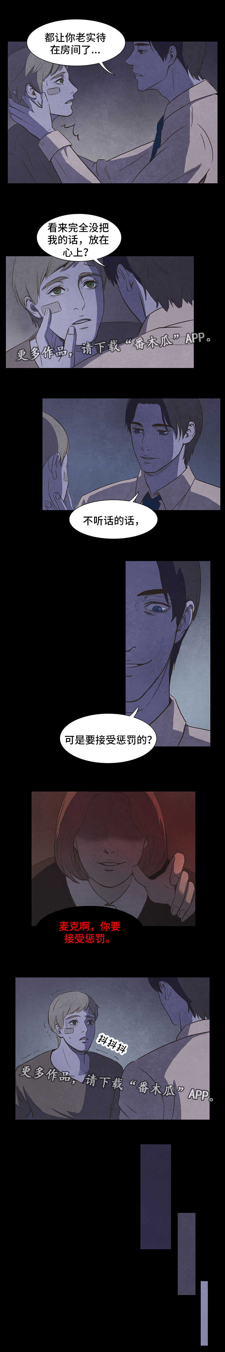 《囚困牢笼》漫画最新章节第9章：惩罚免费下拉式在线观看章节第【4】张图片