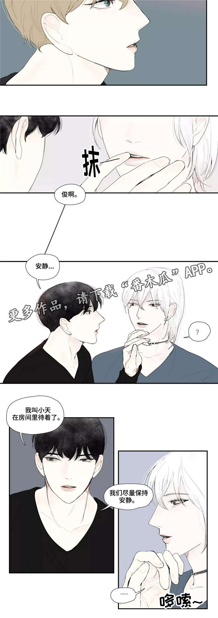 《失忆凶杀》漫画最新章节第20章：安静免费下拉式在线观看章节第【6】张图片