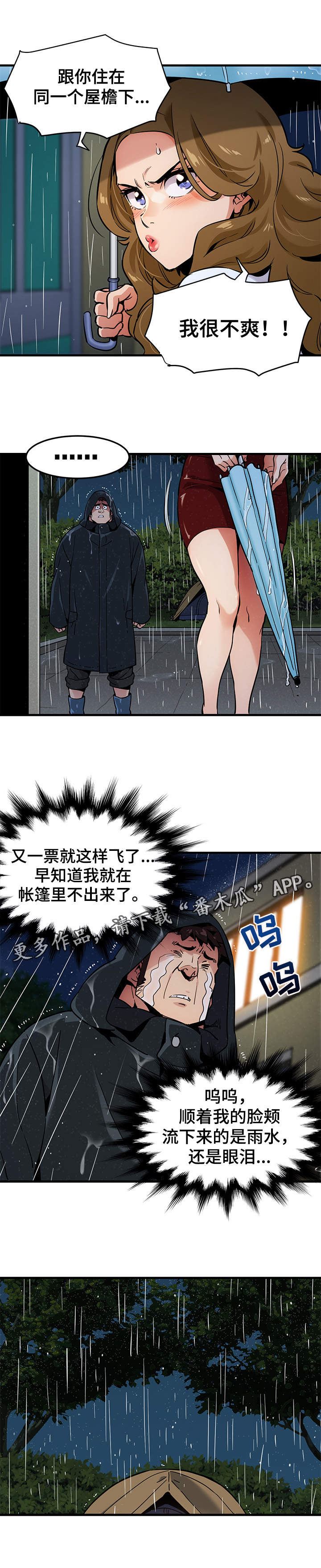 《公寓保镖》漫画最新章节第9章：雨夜来客免费下拉式在线观看章节第【4】张图片