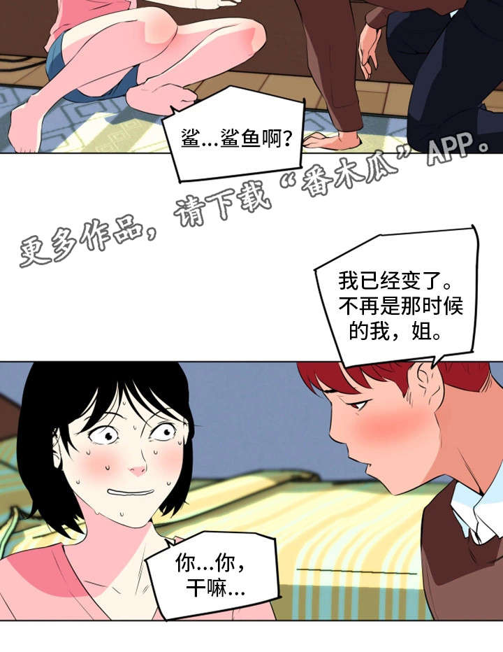 《契合》漫画最新章节第21章：鲨鱼免费下拉式在线观看章节第【10】张图片