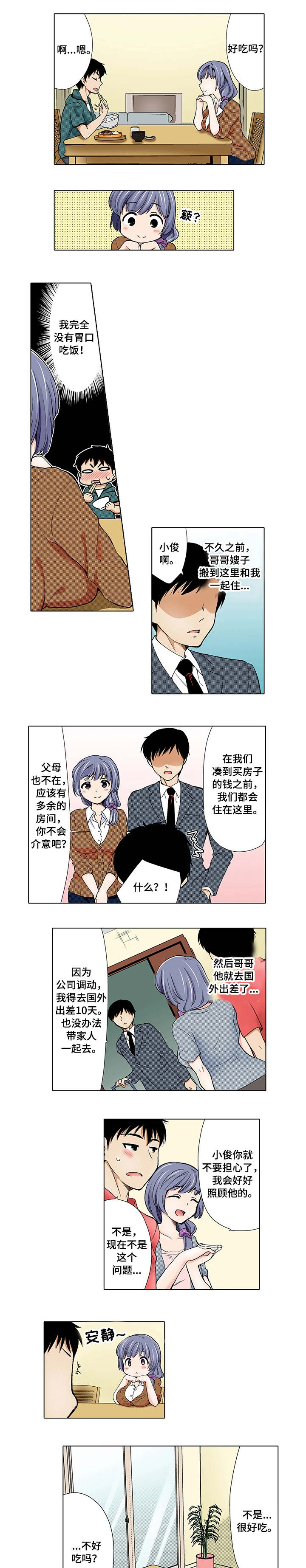 《断片的记忆》漫画最新章节第1章：嫂子免费下拉式在线观看章节第【4】张图片