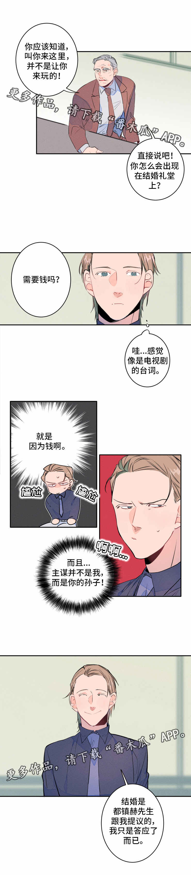 《结婚合约》漫画最新章节第9章：会谈免费下拉式在线观看章节第【3】张图片