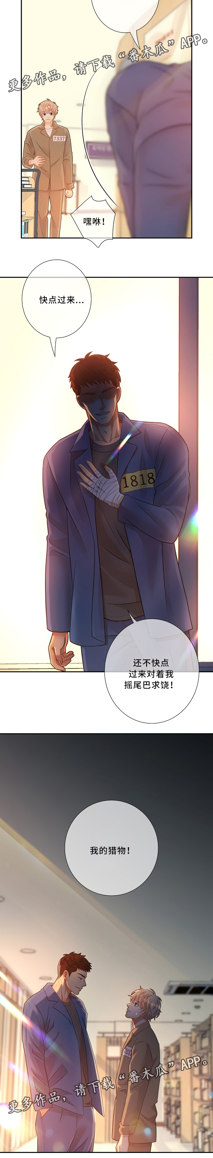 《阿尔法监狱》漫画最新章节第55章：我的猎物免费下拉式在线观看章节第【1】张图片