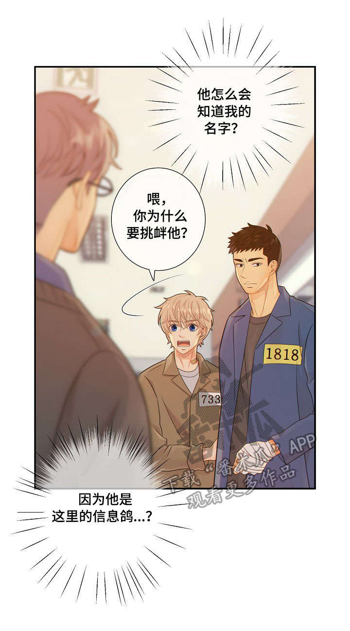 《阿尔法监狱》漫画最新章节第57章：挑衅免费下拉式在线观看章节第【17】张图片