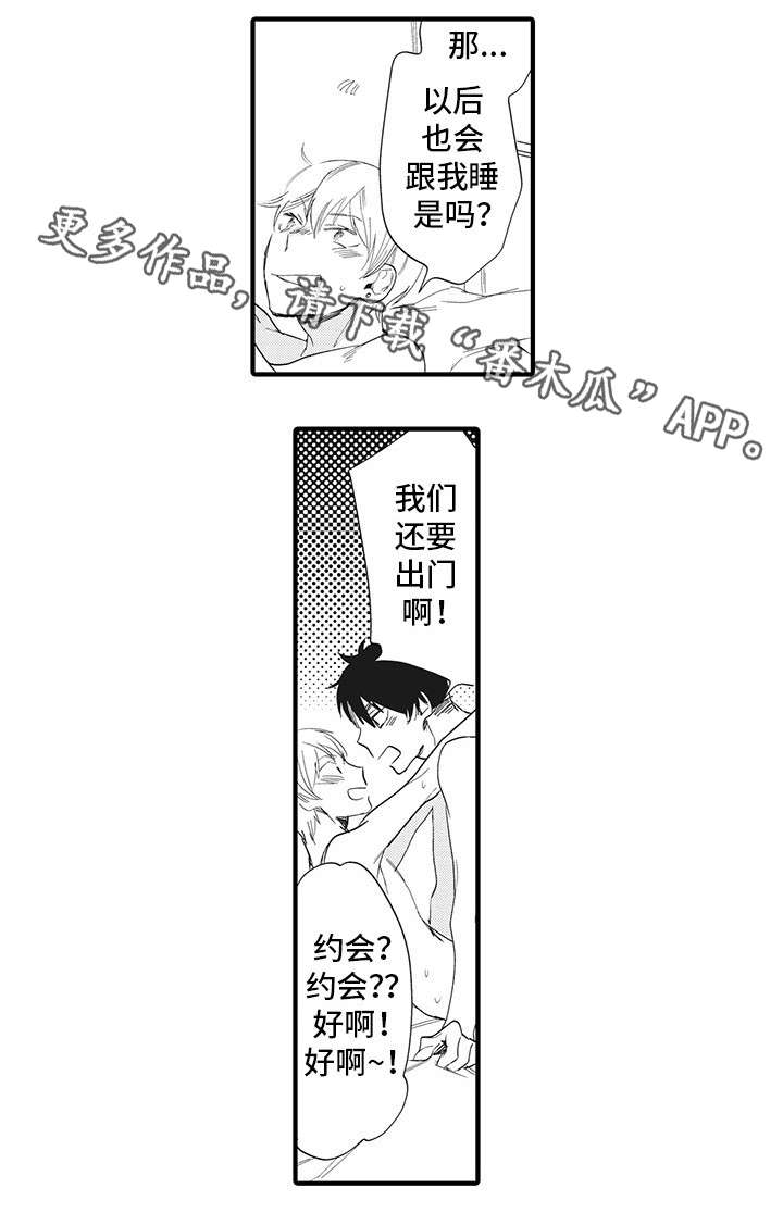 《驯服作家》漫画最新章节第7章：外宿免费下拉式在线观看章节第【8】张图片