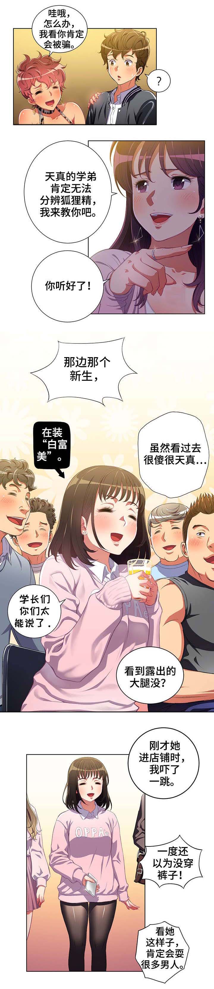 《霸凌》漫画最新章节第2章：美女新生免费下拉式在线观看章节第【8】张图片