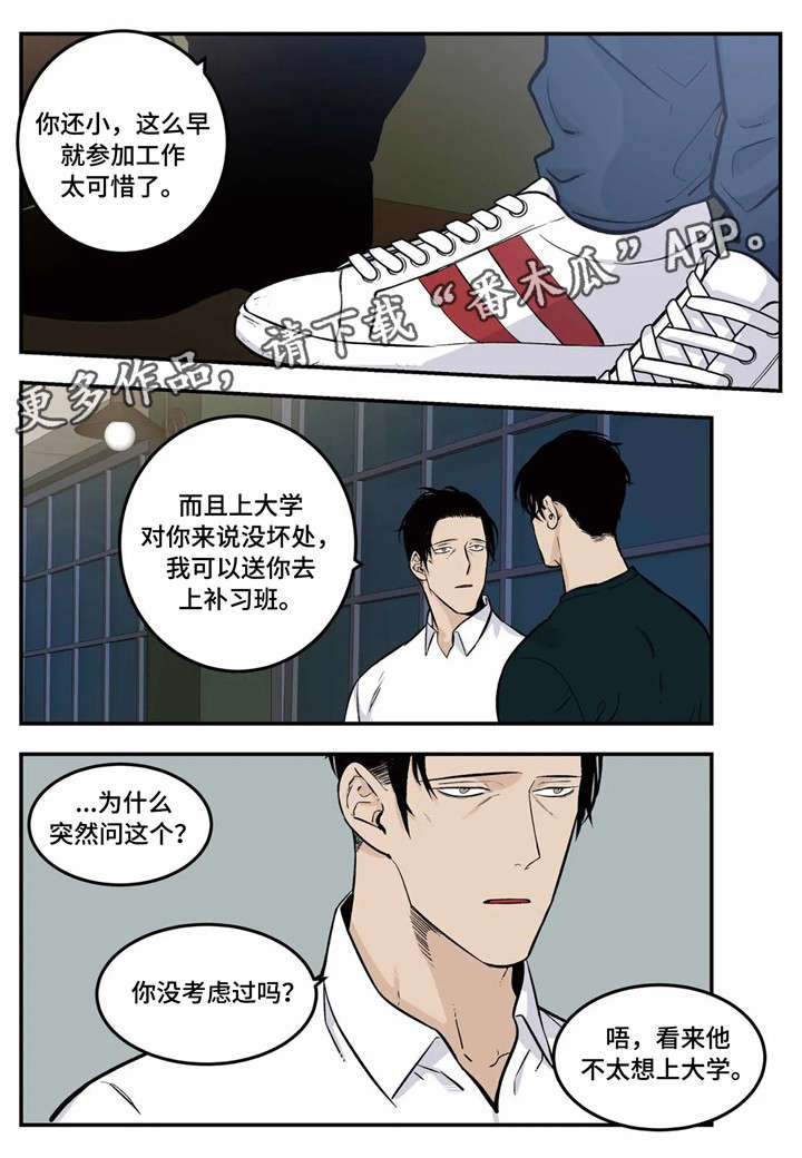 《老大的打火机》漫画最新章节第4章：选址免费下拉式在线观看章节第【1】张图片