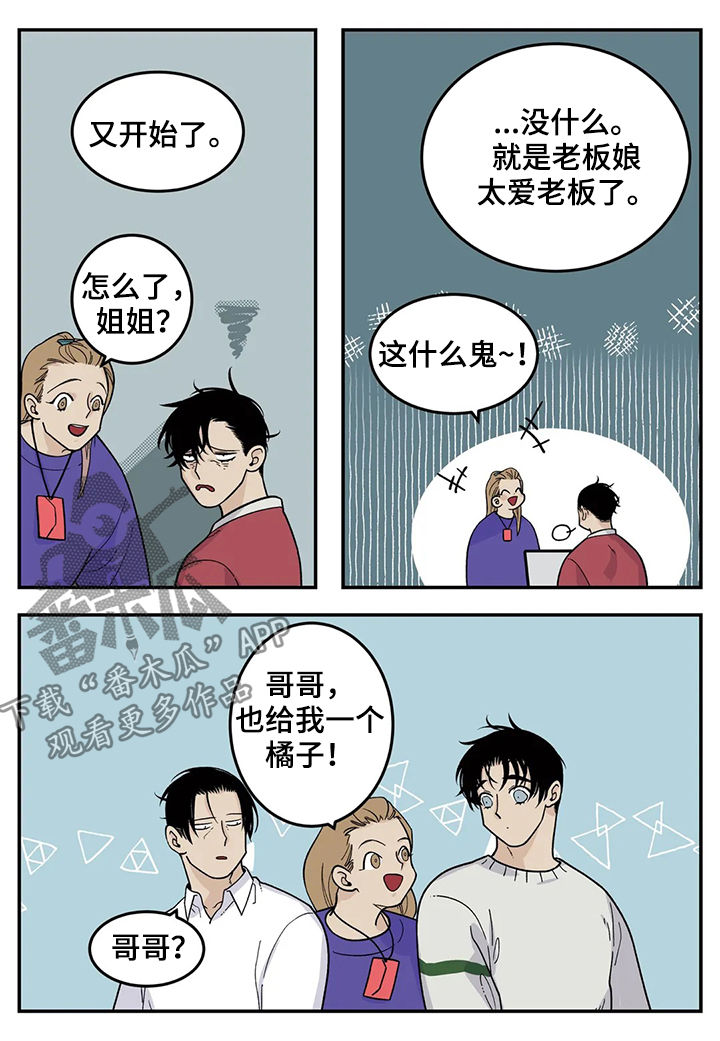 《老大的打火机》漫画最新章节第57章：橘子免费下拉式在线观看章节第【2】张图片