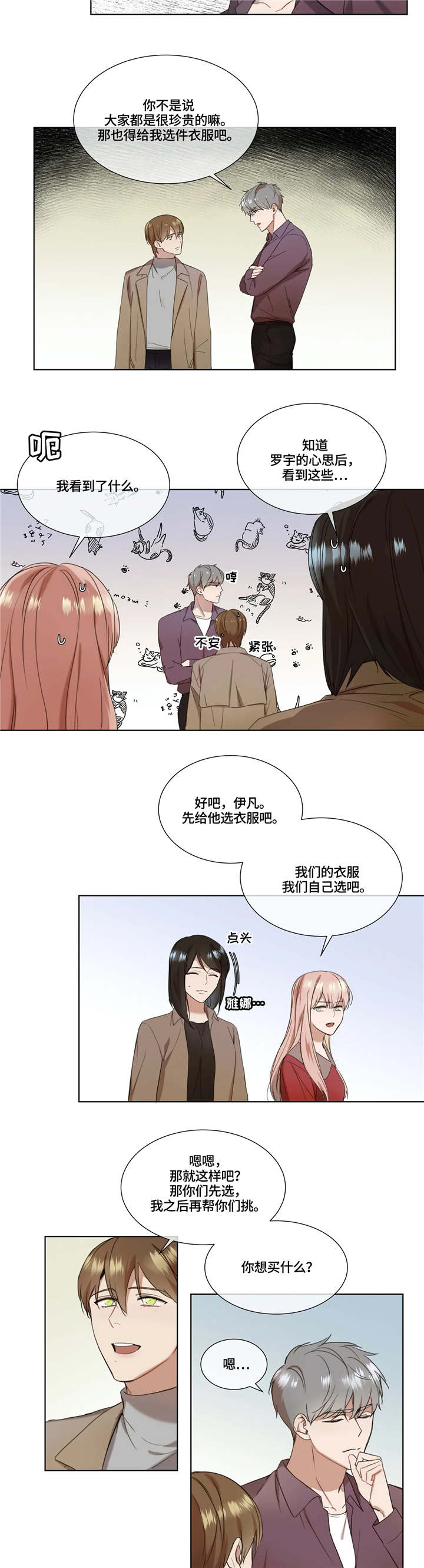 《我的全部》漫画最新章节第11章：选衣服免费下拉式在线观看章节第【3】张图片