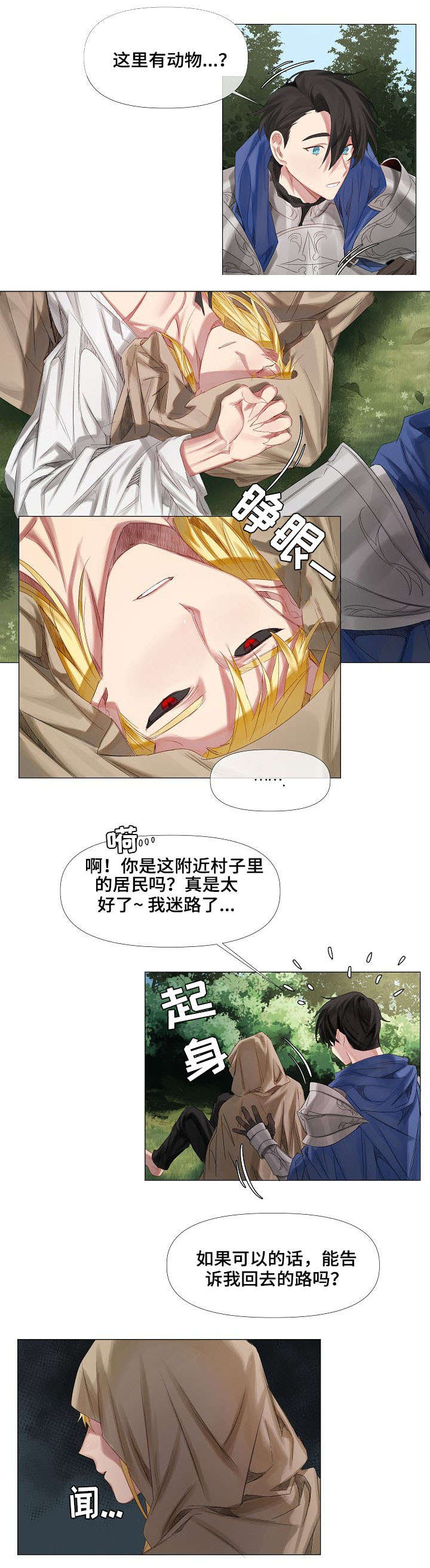 《皇家骑士》漫画最新章节第1章：迷路免费下拉式在线观看章节第【2】张图片