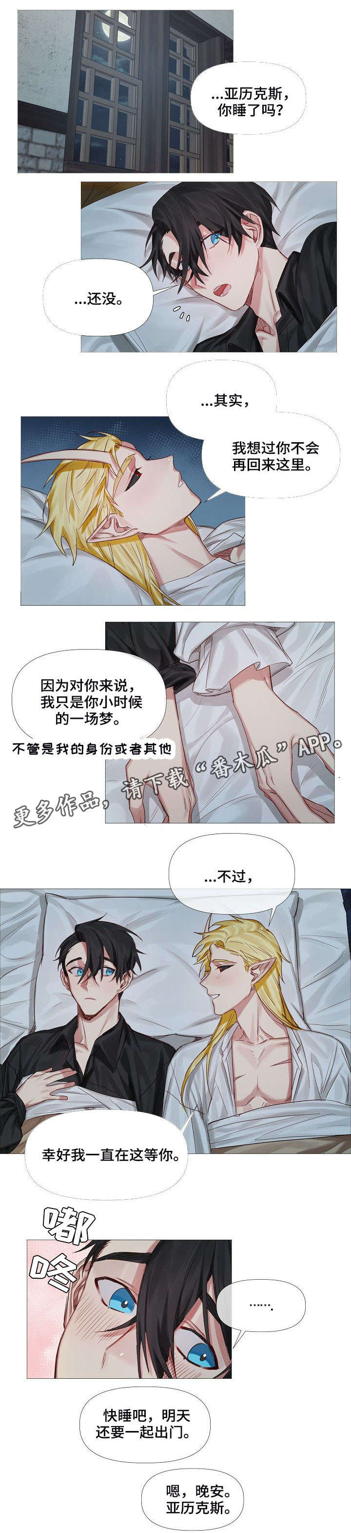 《皇家骑士》漫画最新章节第6章：床免费下拉式在线观看章节第【1】张图片