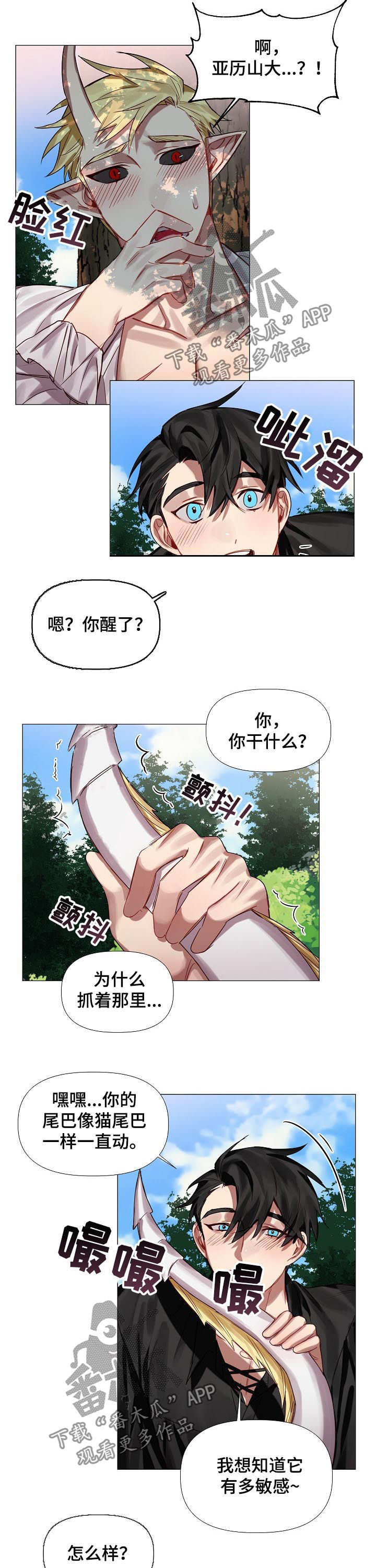 《皇家骑士》漫画最新章节第49章：番外：尾巴免费下拉式在线观看章节第【2】张图片