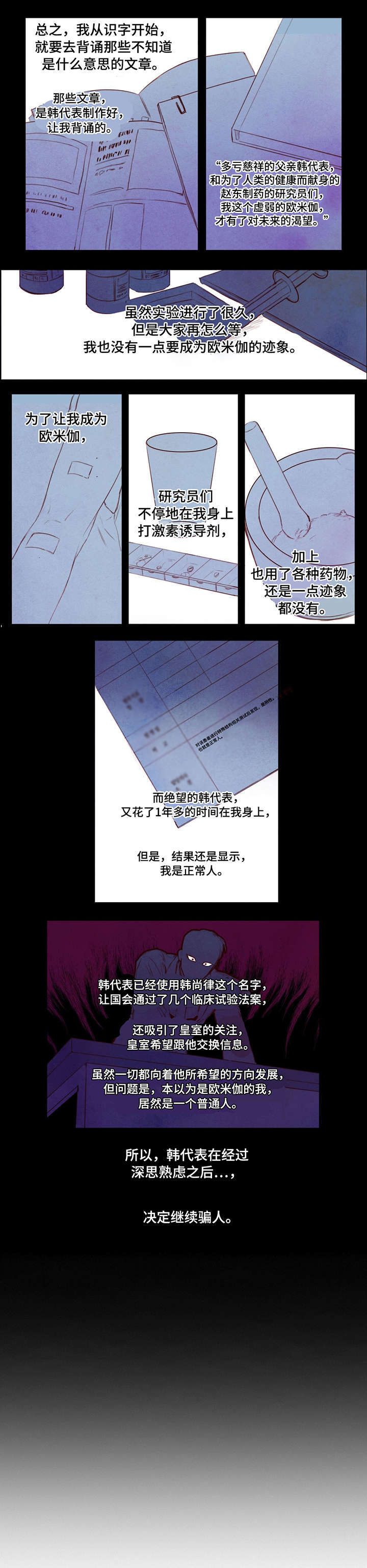 《柳树下的浪漫》漫画最新章节第2章：人造欧米伽免费下拉式在线观看章节第【1】张图片