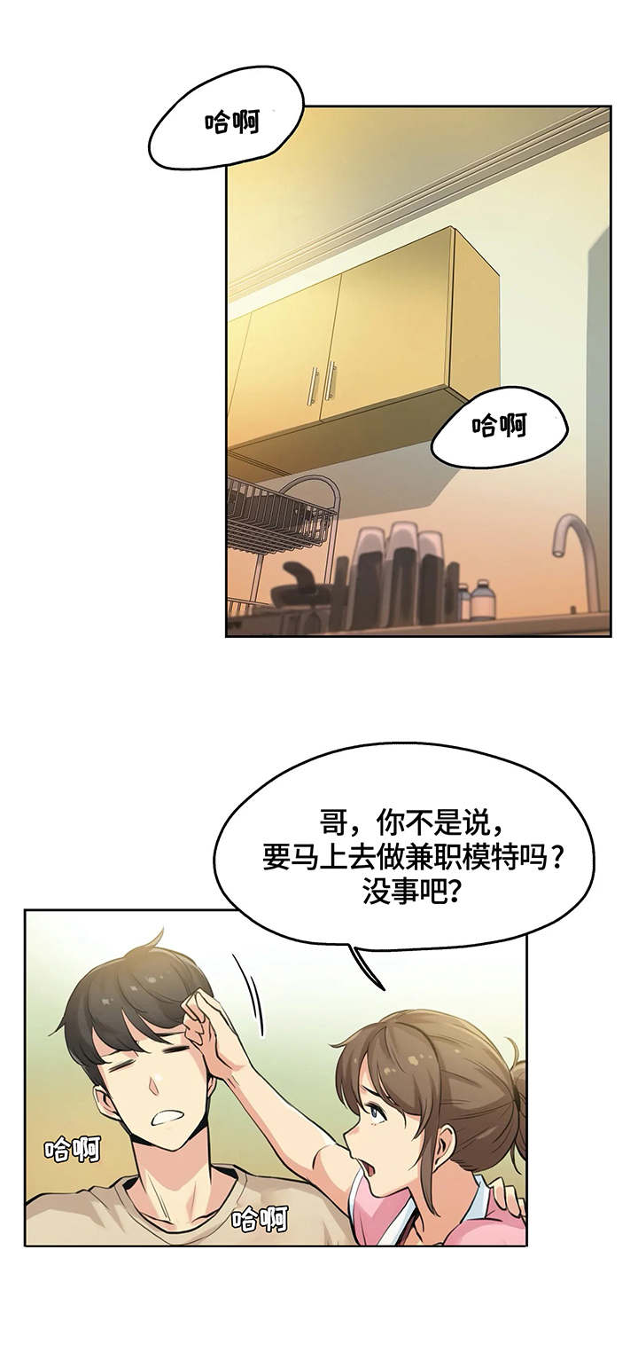 《养家》漫画最新章节第12章：模特免费下拉式在线观看章节第【3】张图片