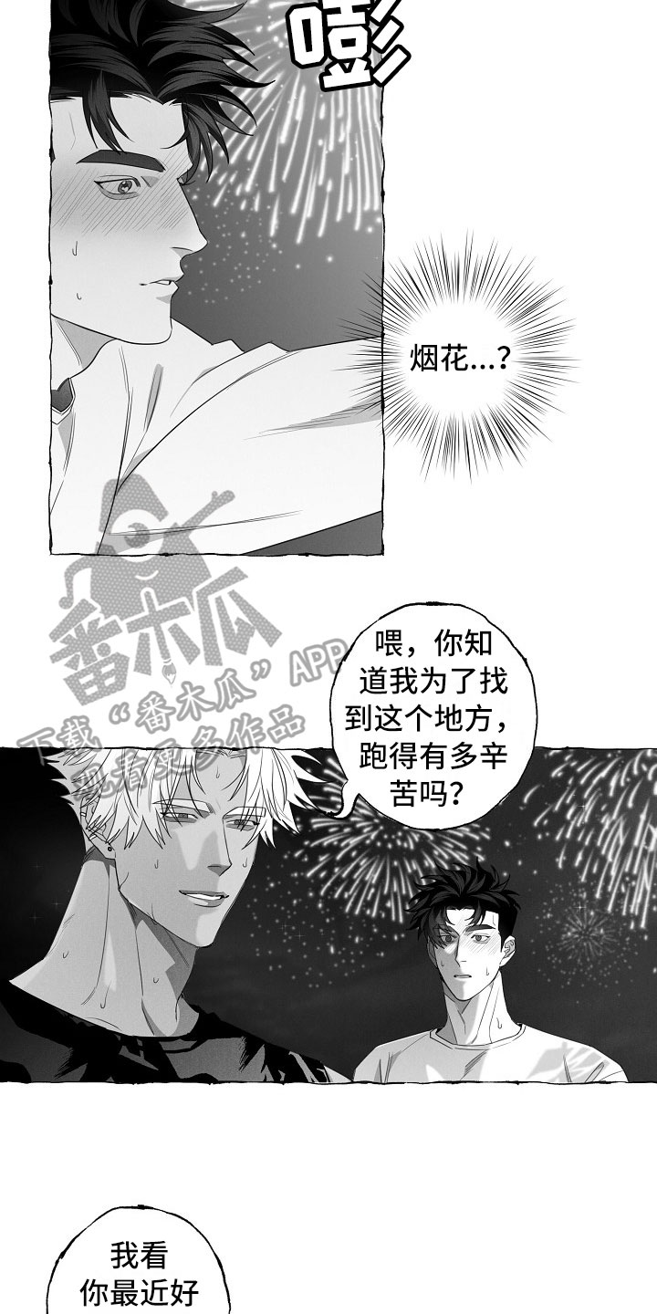 《我的真心实意》漫画最新章节第13章：看烟花免费下拉式在线观看章节第【3】张图片