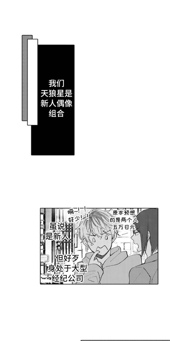 《偶像暗恋》漫画最新章节第1章：新人偶像免费下拉式在线观看章节第【7】张图片