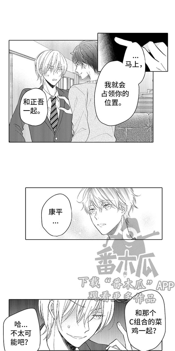 《偶像暗恋》漫画最新章节第6章：不愉快免费下拉式在线观看章节第【10】张图片