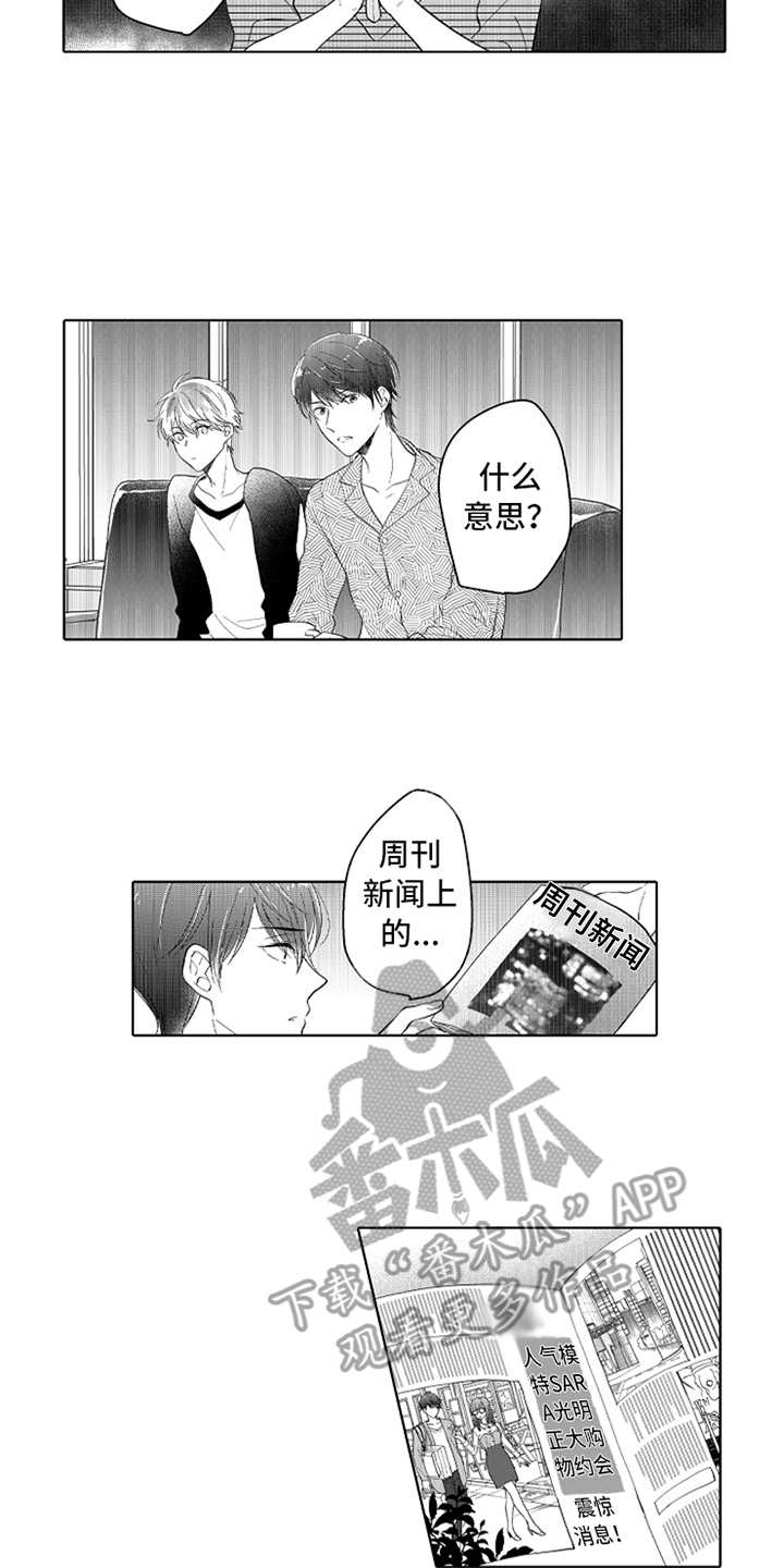 《偶像暗恋》漫画最新章节第7章：追逐的目标免费下拉式在线观看章节第【2】张图片