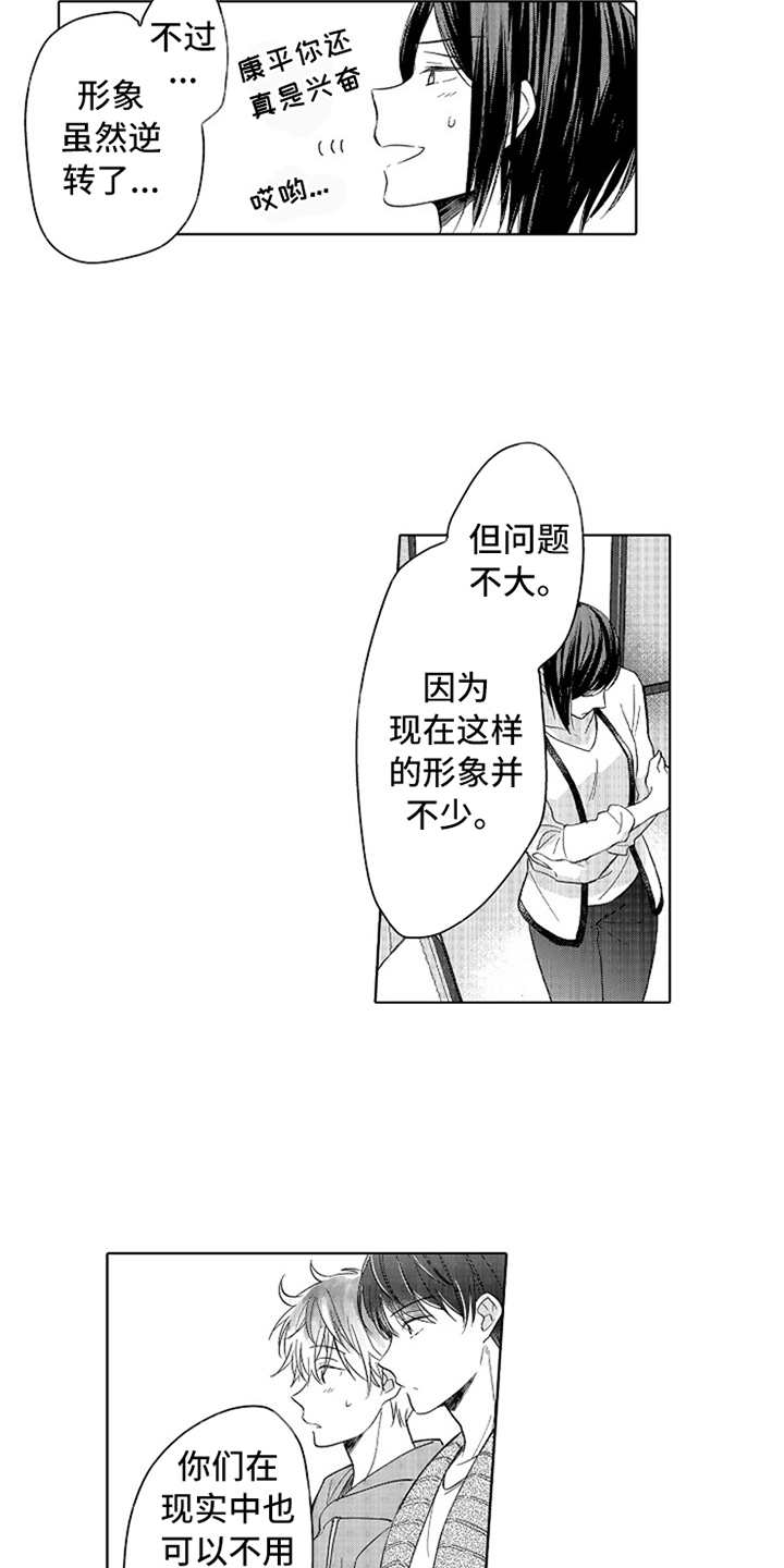 《偶像暗恋》漫画最新章节第14章：官宣免费下拉式在线观看章节第【6】张图片