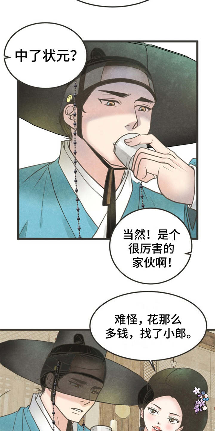 《蝶香梦醉》漫画最新章节第2章：状元免费下拉式在线观看章节第【3】张图片