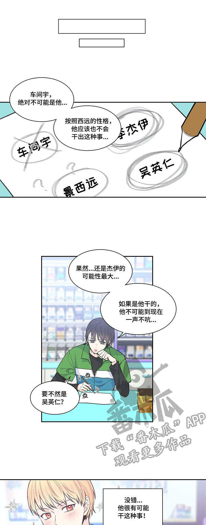 《四叶草》漫画最新章节第7章：烦恼免费下拉式在线观看章节第【2】张图片