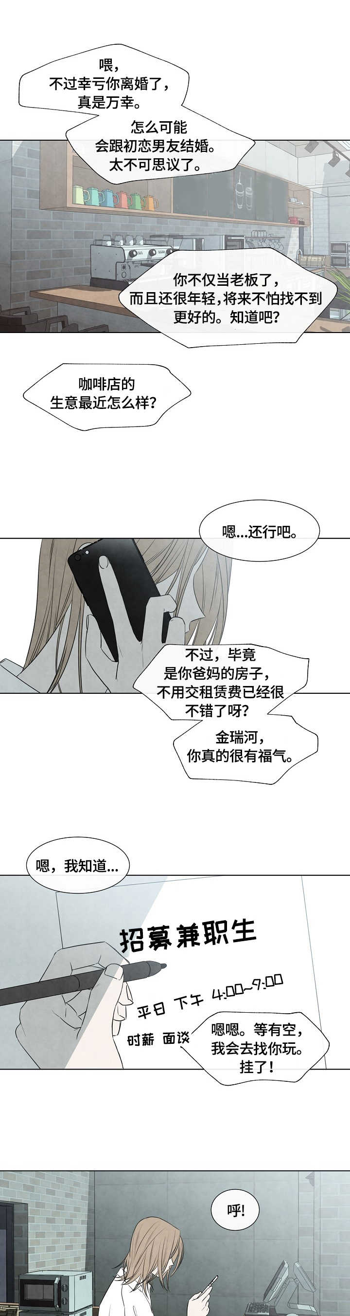 《迷情咖啡店》漫画最新章节第1章：面试免费下拉式在线观看章节第【10】张图片