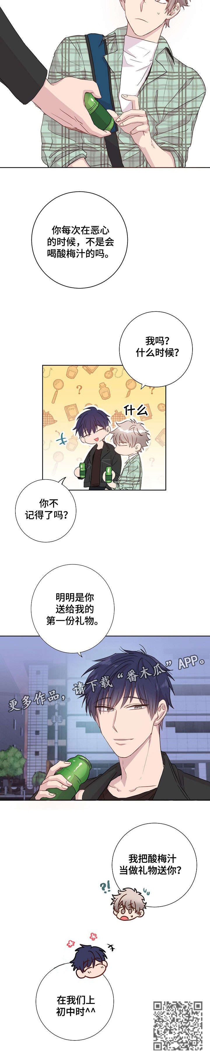 《封尘记忆》漫画最新章节第12章：酸梅汁免费下拉式在线观看章节第【1】张图片