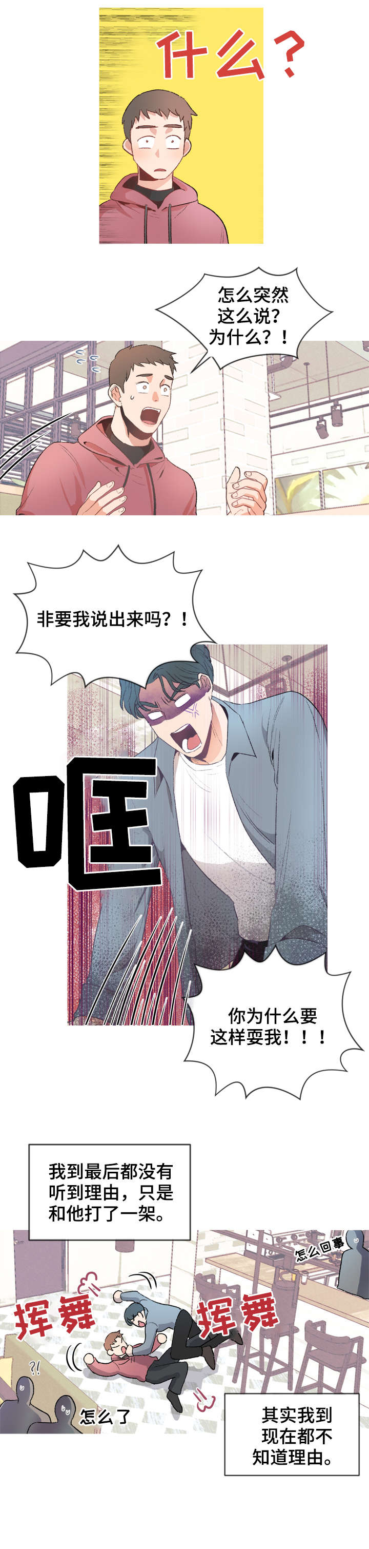 《冤家室友》漫画最新章节第1章：室友免费下拉式在线观看章节第【2】张图片