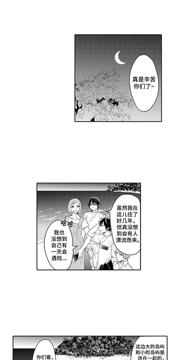 《海岛漂流》漫画最新章节第4章：获救免费下拉式在线观看章节第【13】张图片