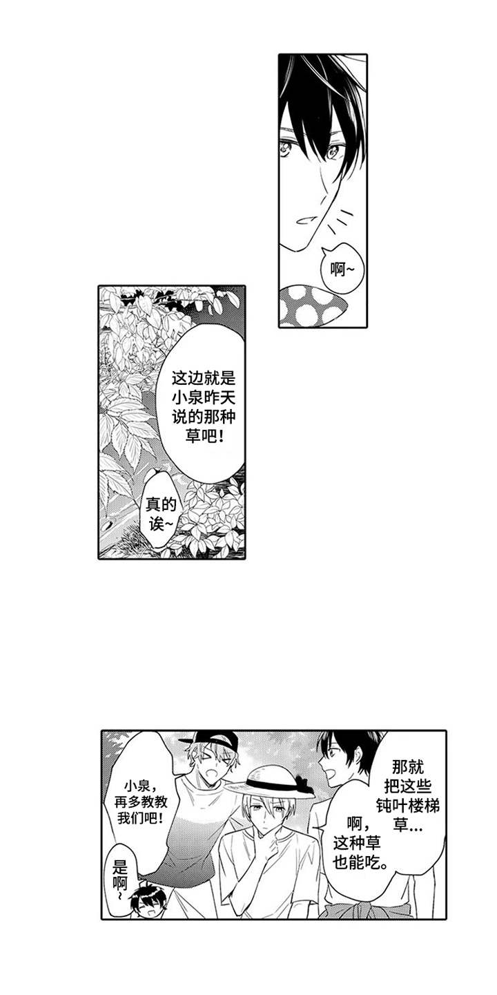 《海岛漂流》漫画最新章节第8章：也会笑免费下拉式在线观看章节第【4】张图片