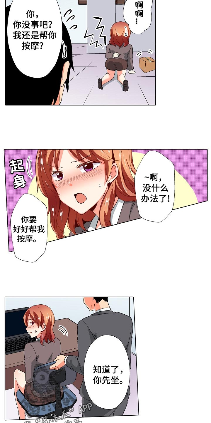 《手法》漫画最新章节第37章：闪了腰免费下拉式在线观看章节第【2】张图片