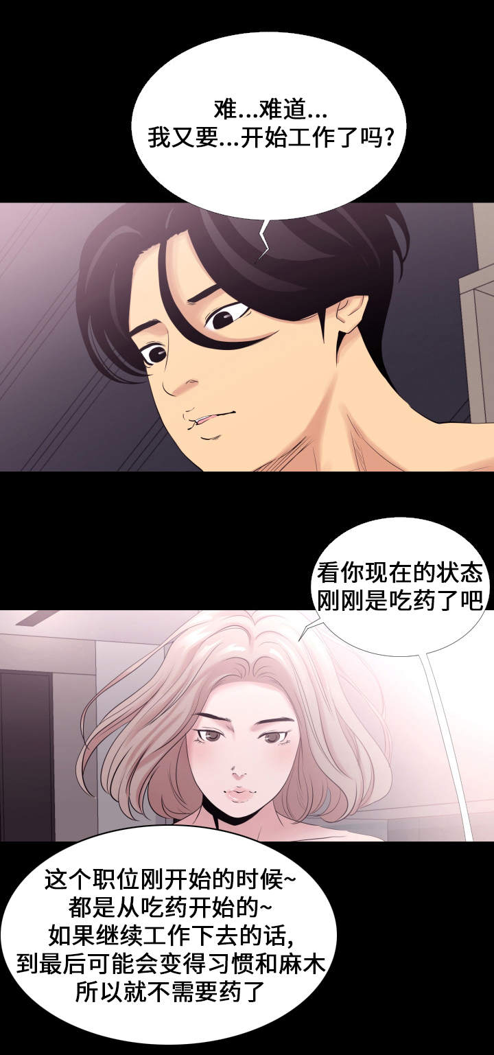 《难职工》漫画最新章节第3章：吃药免费下拉式在线观看章节第【4】张图片