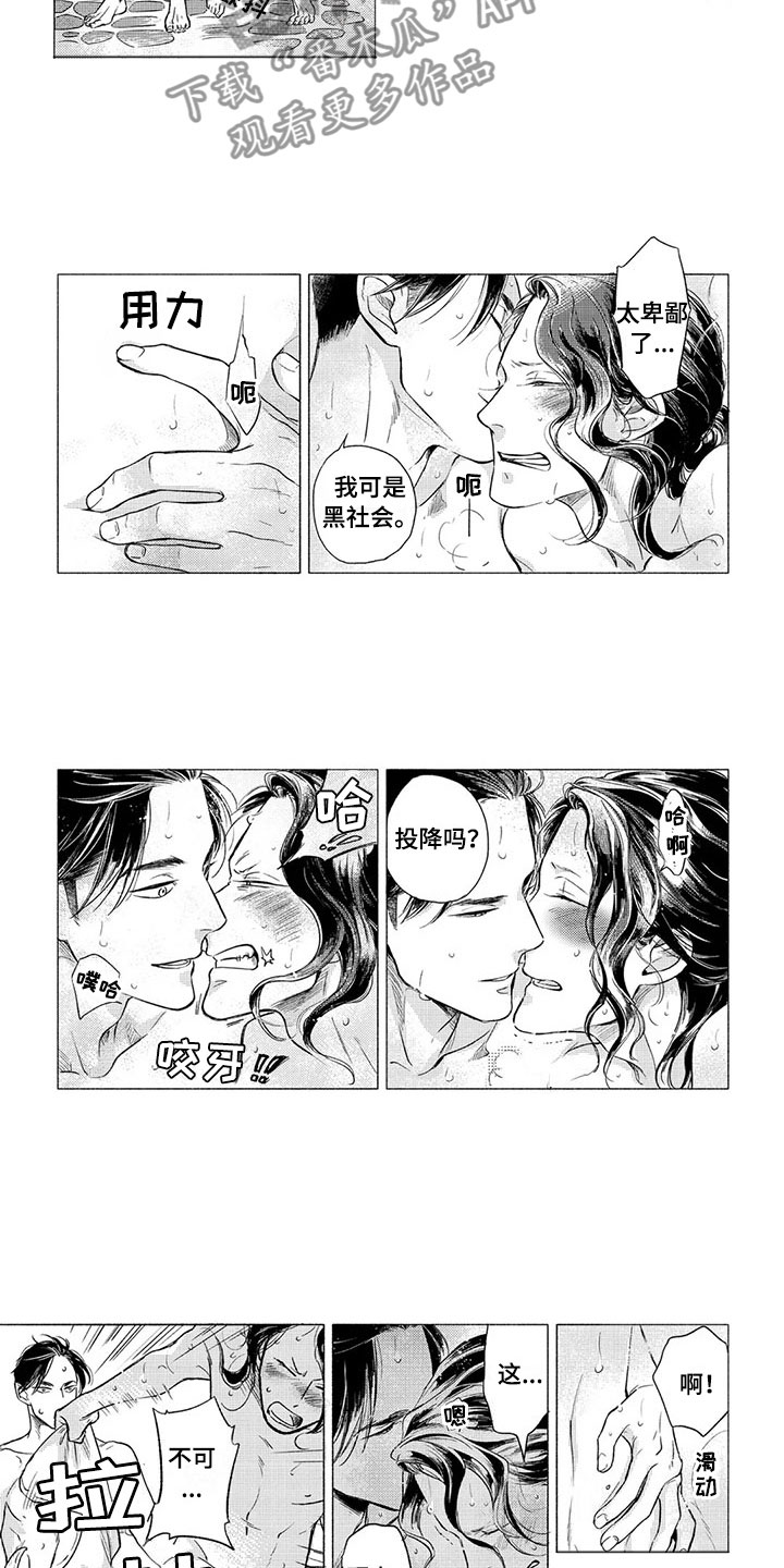 《虎与卯兔》漫画最新章节第12章：斗气免费下拉式在线观看章节第【3】张图片