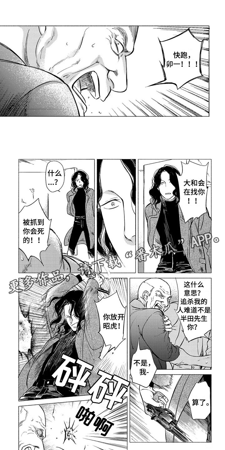 《虎与卯兔》漫画最新章节第20章：逃跑免费下拉式在线观看章节第【9】张图片