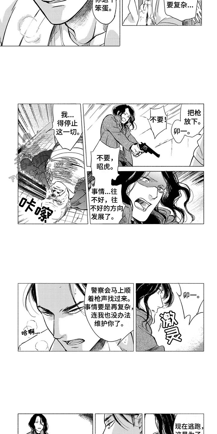 《虎与卯兔》漫画最新章节第20章：逃跑免费下拉式在线观看章节第【7】张图片