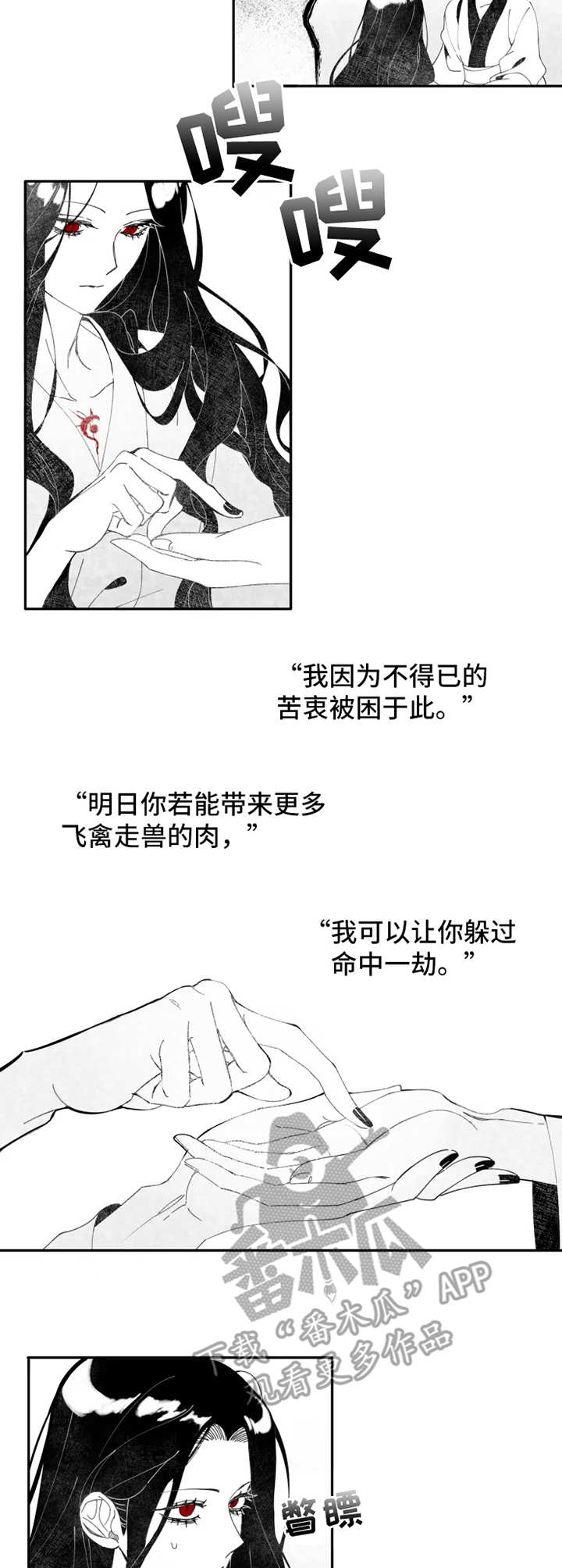 《石物语》漫画最新章节第3章：猎物免费下拉式在线观看章节第【4】张图片