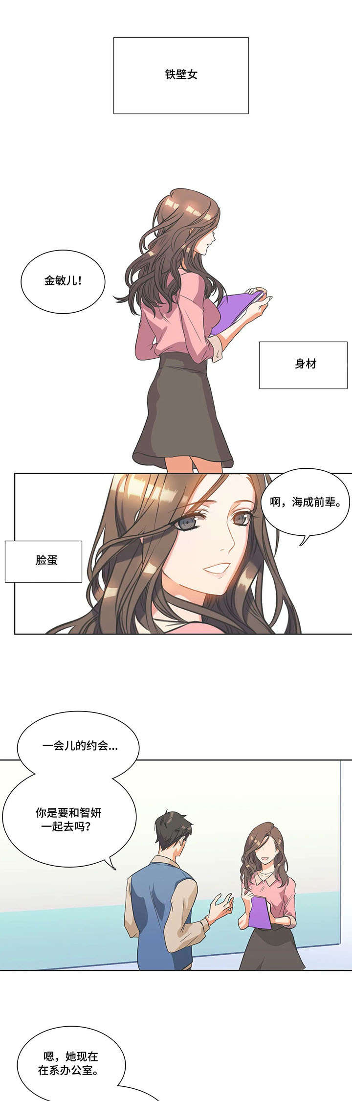 《铁墙之下》漫画最新章节第1章：女神免费下拉式在线观看章节第【10】张图片