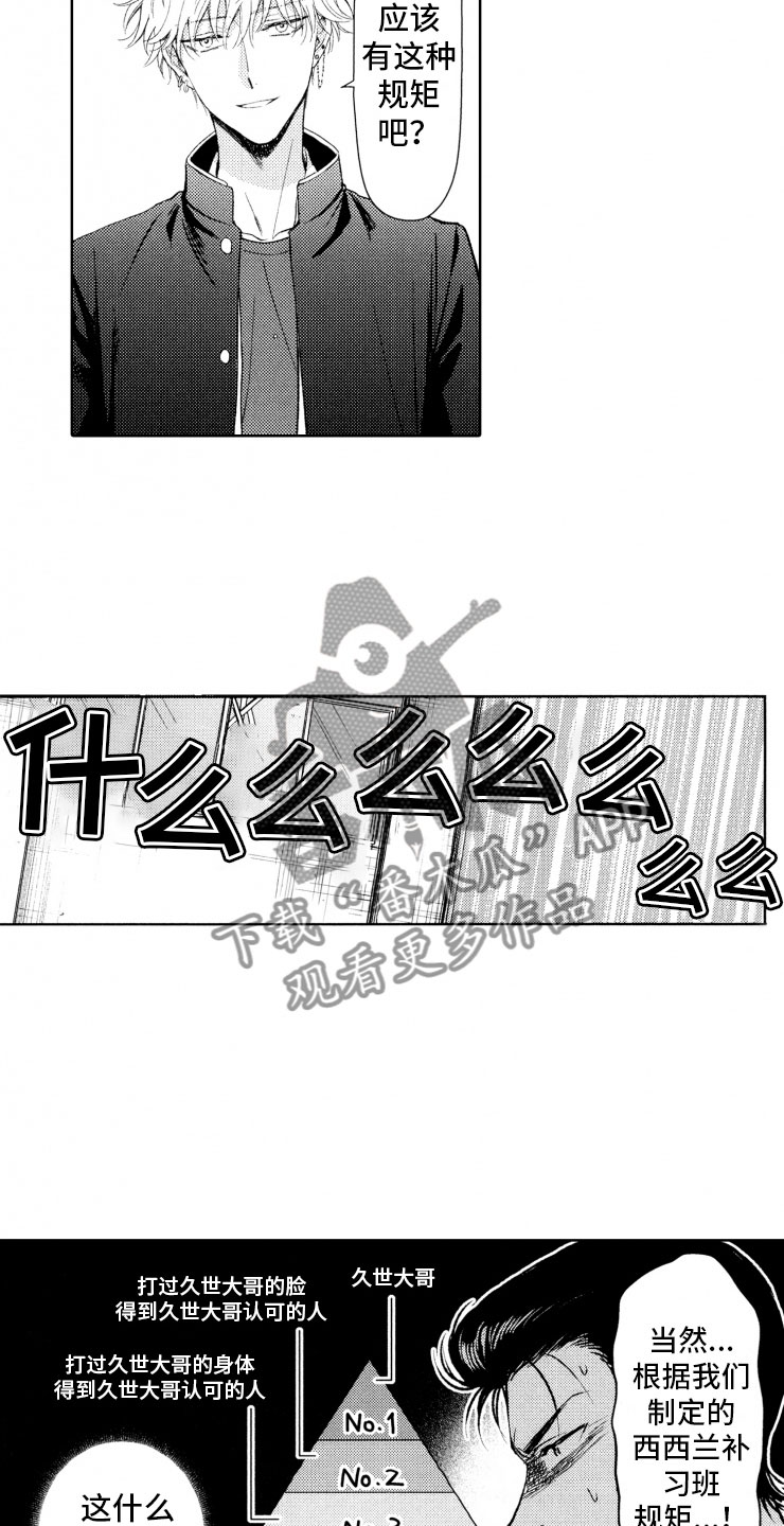 《校霸不好惹》漫画最新章节第4章：二把手免费下拉式在线观看章节第【13】张图片