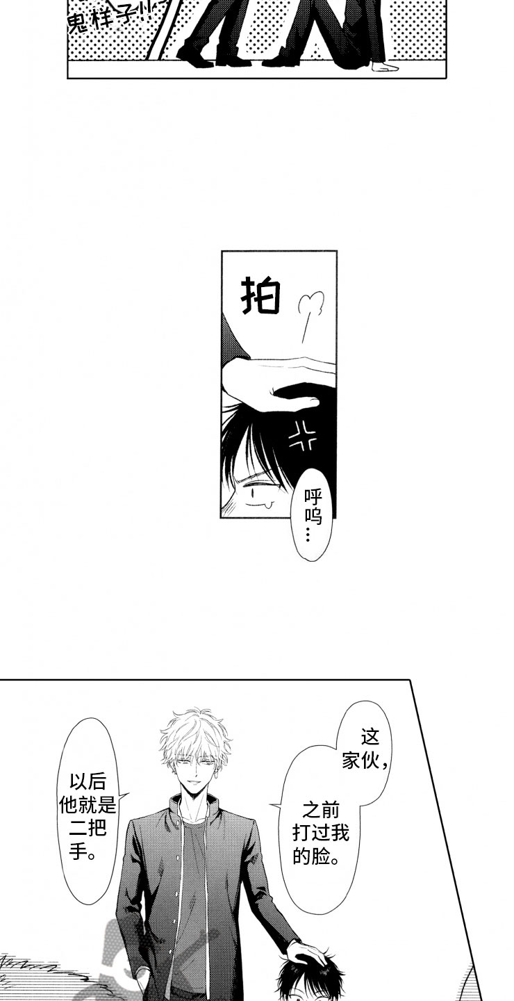 《校霸不好惹》漫画最新章节第4章：二把手免费下拉式在线观看章节第【15】张图片