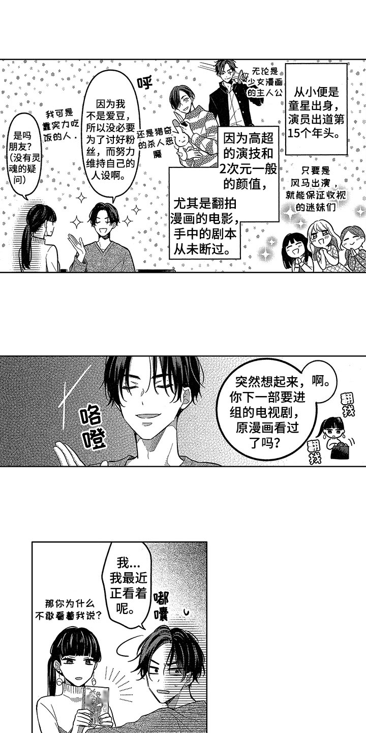 《王子坠入爱河》漫画最新章节第1章：演技缺陷免费下拉式在线观看章节第【8】张图片