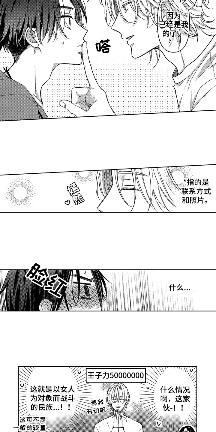 《王子坠入爱河》漫画最新章节第3章：应对免费下拉式在线观看章节第【9】张图片