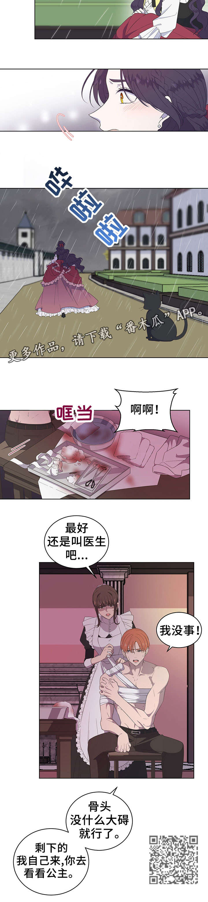 《王女的死刑期》漫画最新章节第17章：受伤免费下拉式在线观看章节第【1】张图片