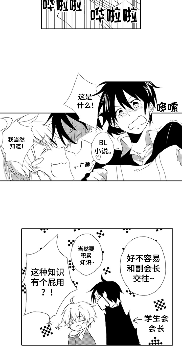 《帅哥大危机》漫画最新章节第1章：后辈免费下拉式在线观看章节第【6】张图片