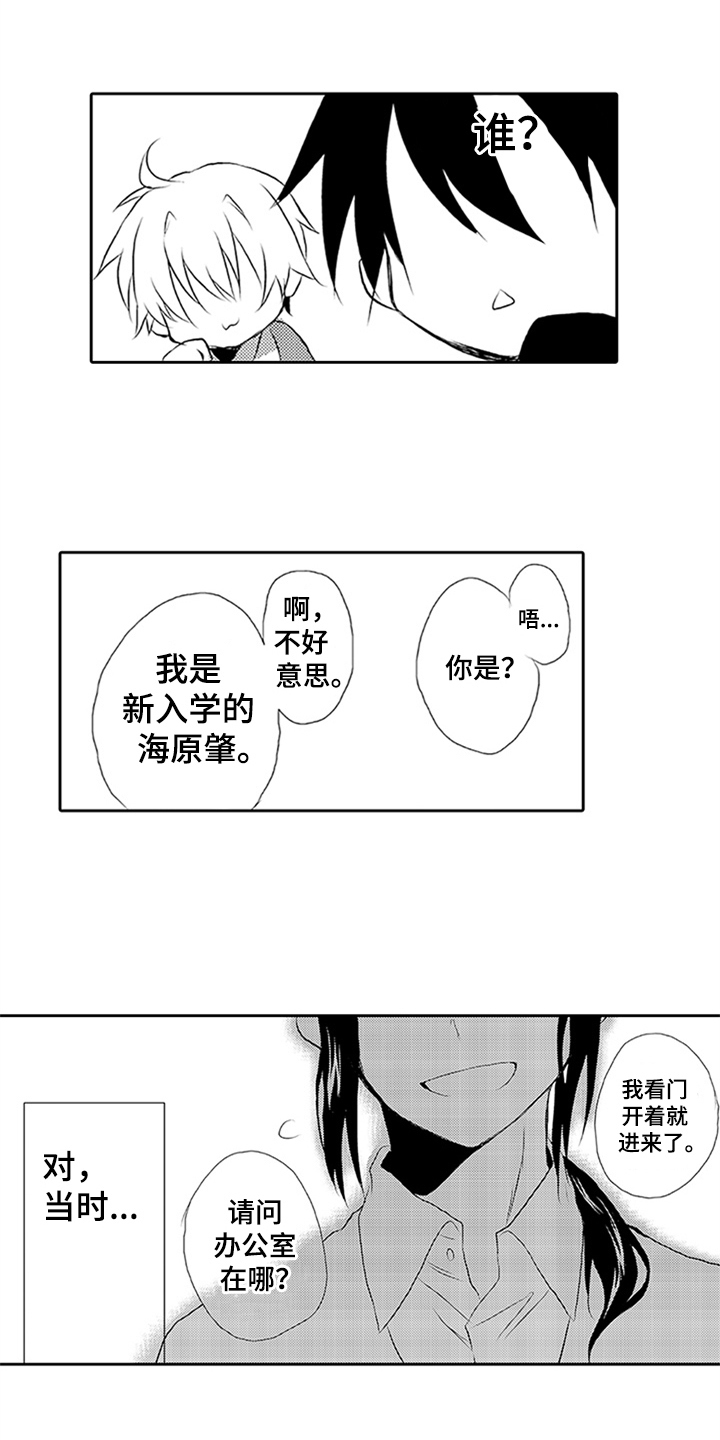 《帅哥大危机》漫画最新章节第1章：后辈免费下拉式在线观看章节第【4】张图片