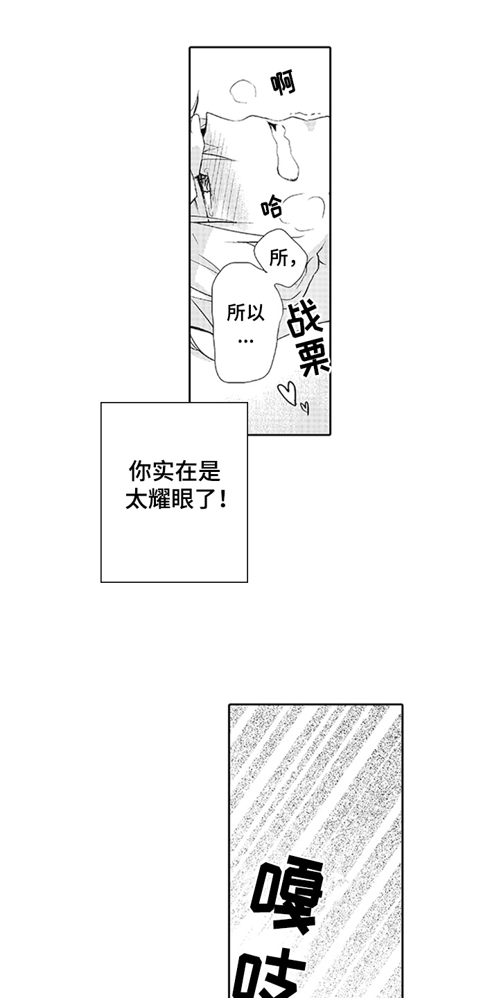 《帅哥大危机》漫画最新章节第13章：耀眼免费下拉式在线观看章节第【9】张图片