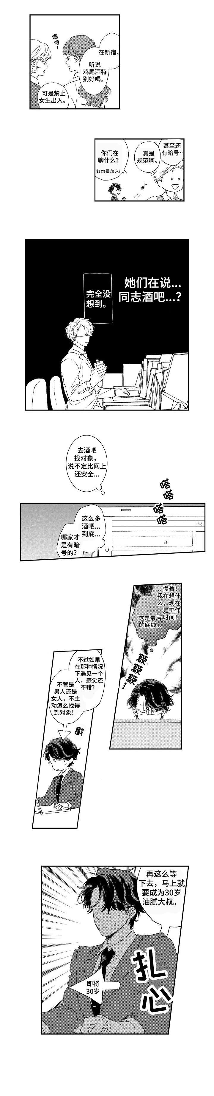 《酒吧寻味》漫画最新章节第1章：自娱自乐免费下拉式在线观看章节第【1】张图片