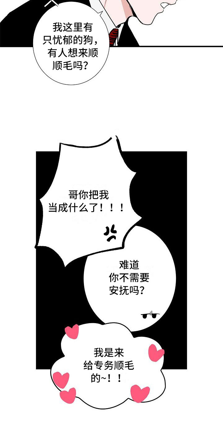 《猫狗攻防战》漫画最新章节第2章：反差免费下拉式在线观看章节第【6】张图片