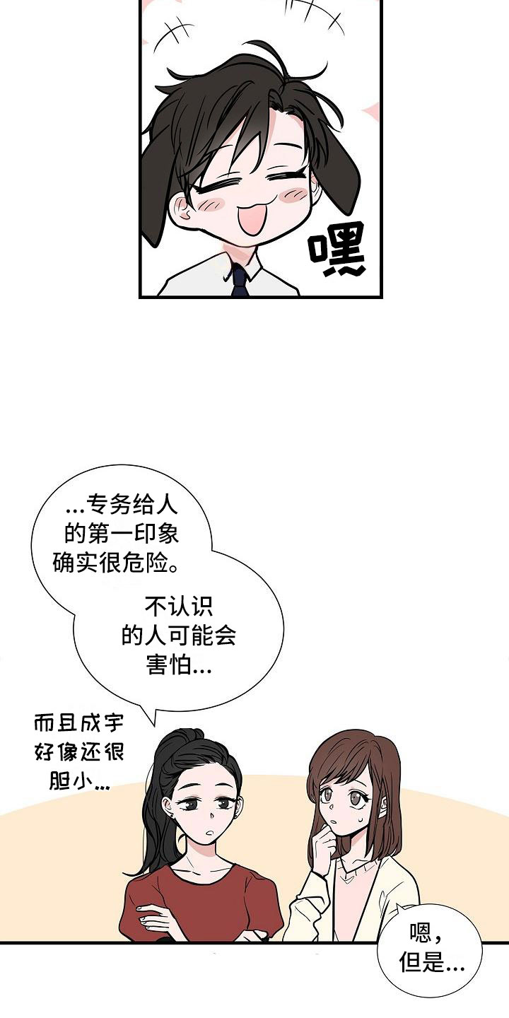 《猫狗攻防战》漫画最新章节第2章：反差免费下拉式在线观看章节第【3】张图片